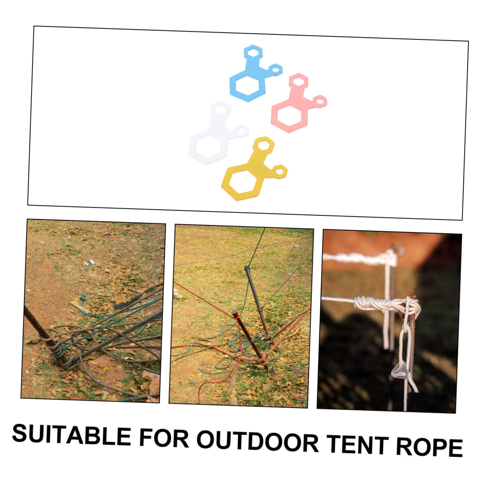 UPKOCH Hebilla De Cuerda De Tienda Manos Cuerdas Tensoras De Tienda con Polea Accesorios para Acampar Estirador Cables Cámping Carpa SOGA Acero Inoxidable