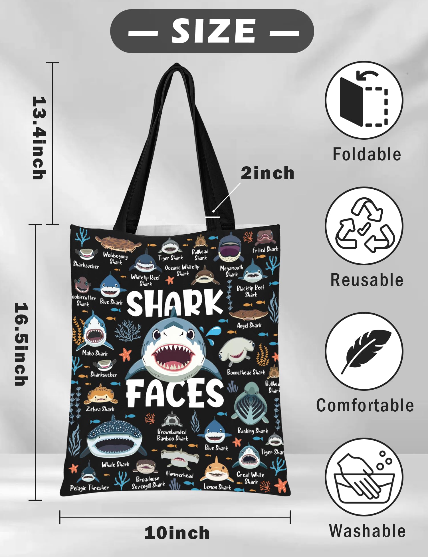Animal Lover Gifts for Women Canvas Tote Bag Aesthetic Tote Bags Cute Reusable Shopping Grocery Bags