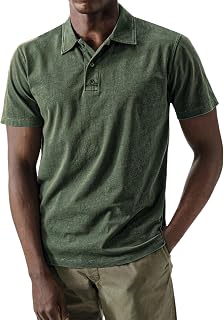 Polos de rendimiento para hombre, ajuste clásico, transpirable, manga corta, negocios, casual, cómodo, trabajo, golf, camisa con botón