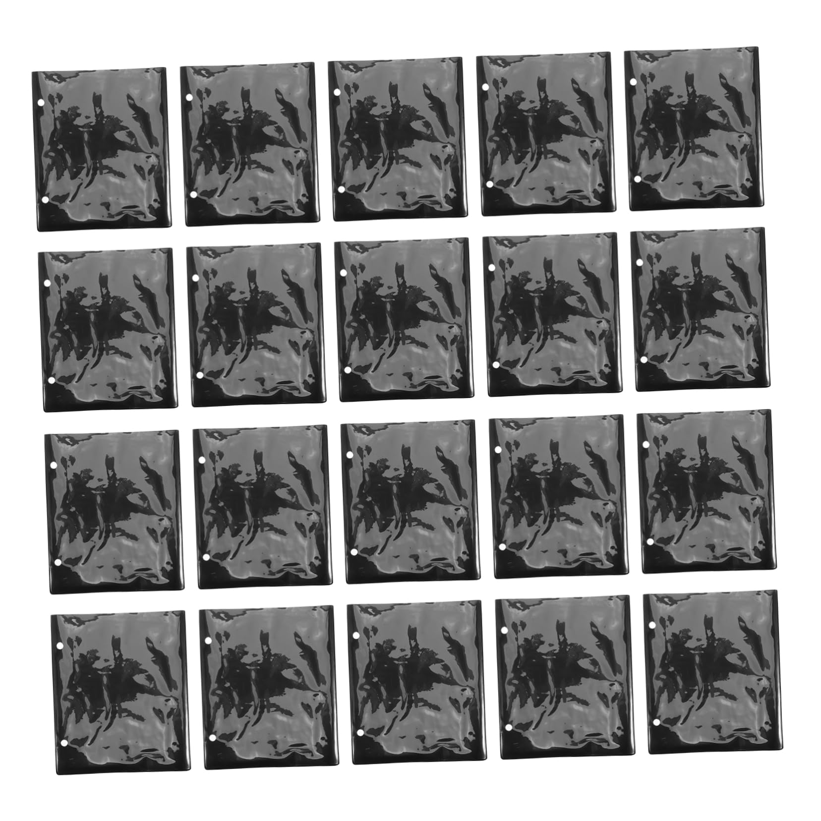 Kisangel 20pcs PVC Waterproof Music Files Holder Sheet Music Flip Folder Pages with 2 Holes Easel Binder for Piano Clarinet Violin