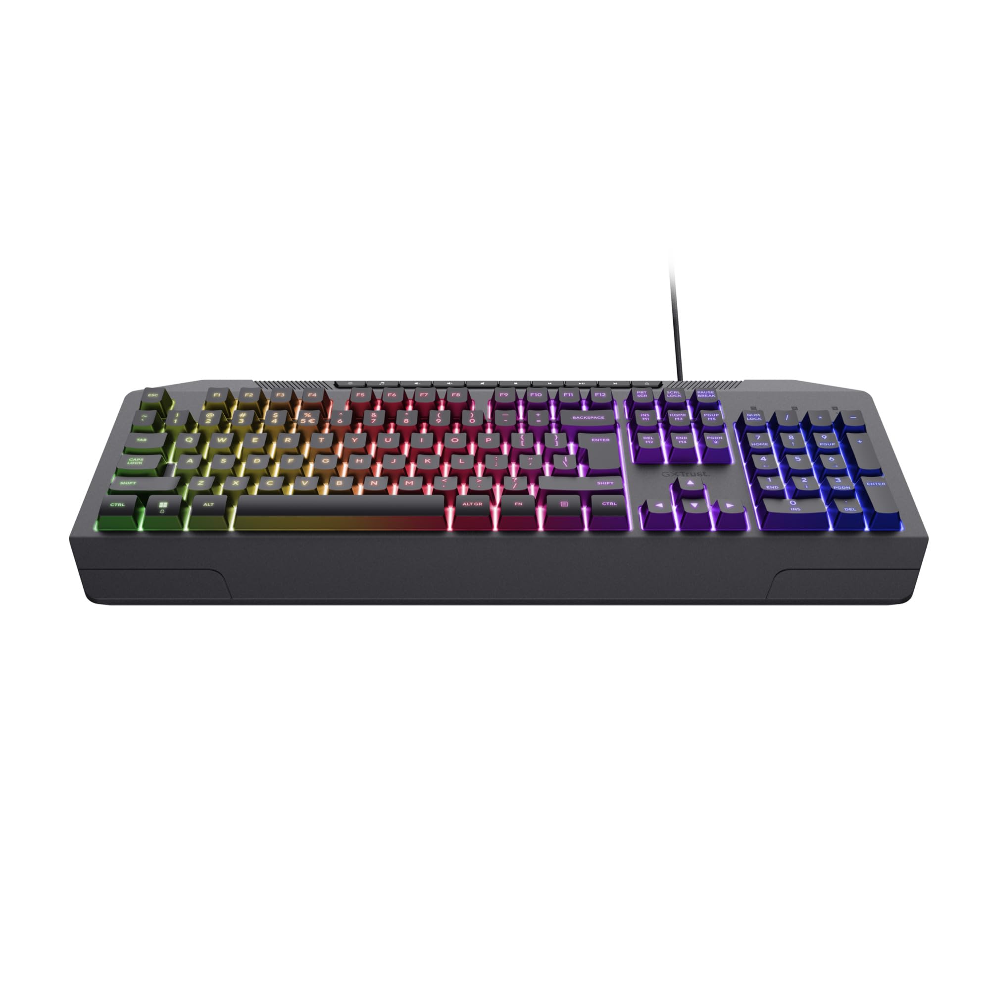 Trust GXT 836 Evocx Tastiera USB QWERTY Inglese US Nero