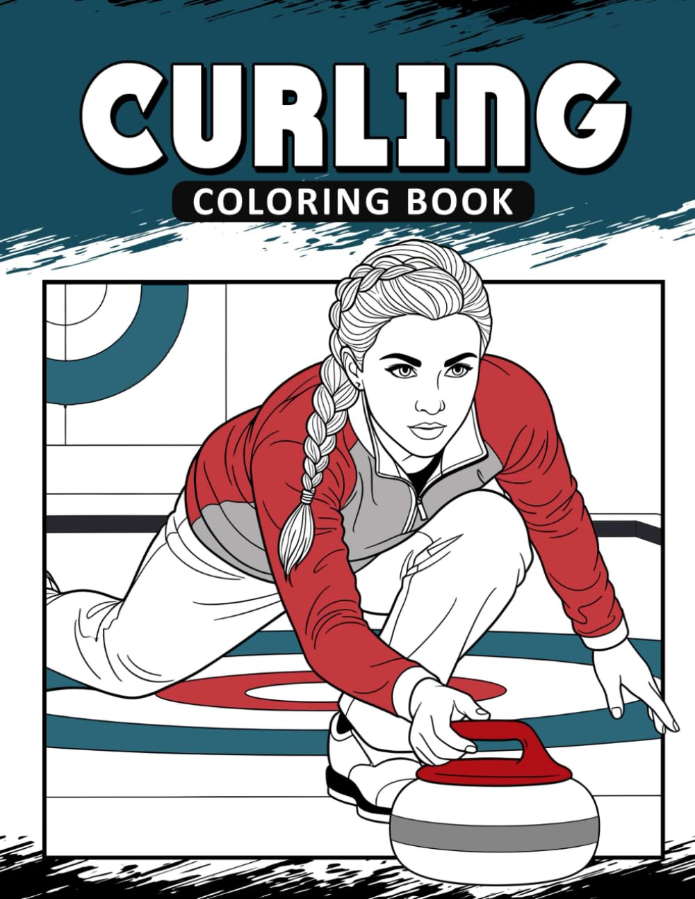 Curling Coloring Book: The Activity Book for Curling Lovers