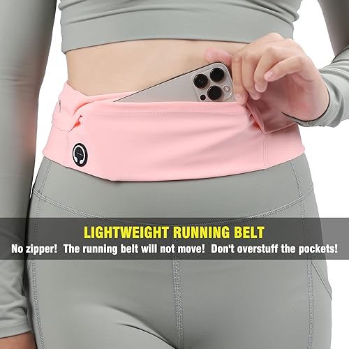 Miniatura 3 de Rintifia Cinturón de correr para mujeres y hombres, cinturón abatible, regalos navideños para entusiastas del deporte y el fitness, ligero y