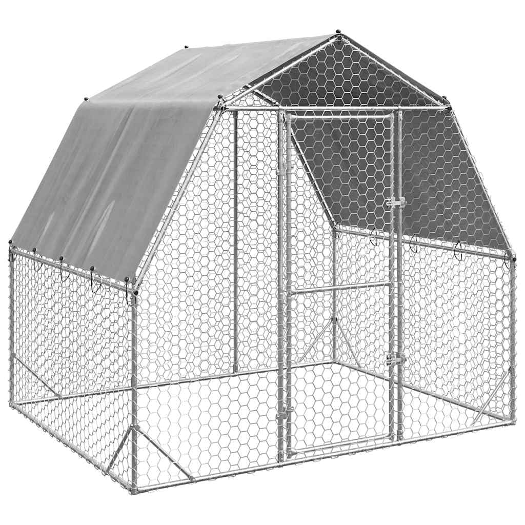 Kurnik stal ocynkowana 2,5x2x2,25 m