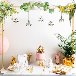 Over The Table Rod Stand with Clamps, Gold Metal Table Arch Adjustable 38"-47" Tall