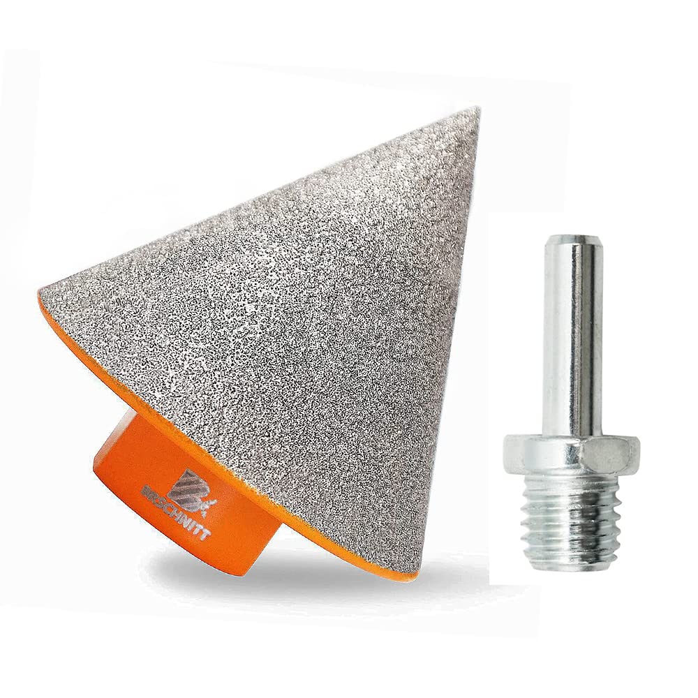 Diamond Beveling Chamfer Bit - 2"(50mm) Diamond Countersink Drill Bits - for Existing Holes Enlarging Shaping Trimming in Tile Marble Granite Ceramic