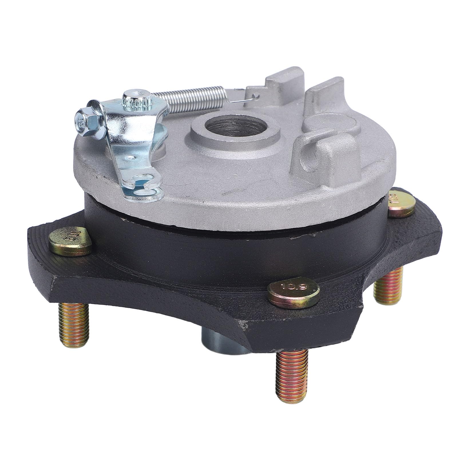 tamburo freno sinistro, lega ad alta resistenza, asse da 17 mm, bulloni 4xM10, per 110cc, 125cc, 150cc ATV, Go Kart, UTV, quad, parte di ricambio con coperchio frizione