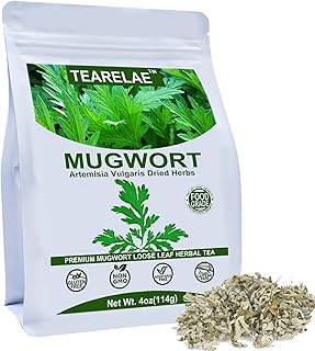 TEARELAE - Natural Mugwort Herb Dried Leaves - Mugwort Tea Loose Leaf - Non-GMO, Sulfur-free - 100% Pure Premium Dried Her...