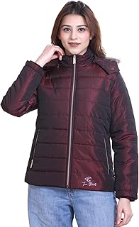 troo blue Women Winter Jacket with Hood | Warm Quilted Puffer women jacket | Stylish Women jacket with Hood | Casual Jacket For Woman, girl jacket-picture-40