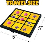 Gamie Magnetic Board Travel Games for Kids, Includes 12 Retro Fun Games - 5" Compact Design, Individually Boxed Travel Essentials for Kids Road Trip/Airplane/Camping, Stocking Stuffers for All Ages