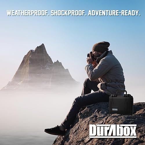 Miniatura 7 de Durabox Estuche Resistente a Todas Las Condiciones Climáticas 10 x 9 x 5 - Estuche de Viaje con Carcasa Rígida Aprobada por la TSA con Espuma