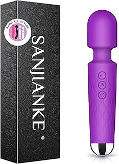 Vibromasseurs Feminin Sex Toýs, Clitoridien Vibrator,20 Modes de Vibration et 8 Vitesses de Vibration Sex Toys, Masseur Sans Fil Gode Vibro-Masseur Jouets Sexuels ÉtanchePour Couple (Pourpre)