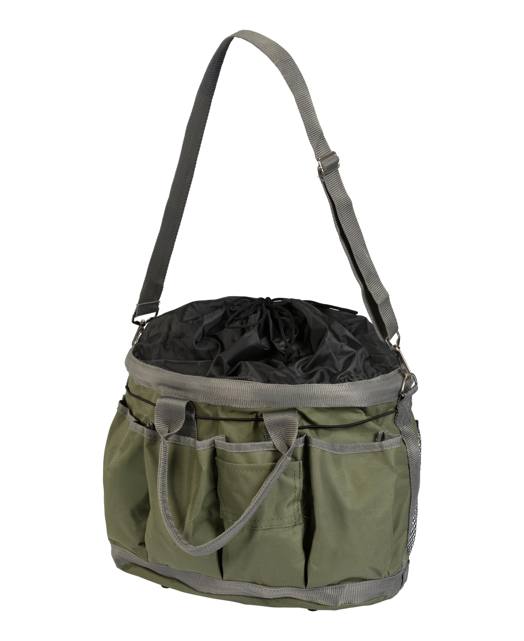 4Horses Putztasche Cabalo für Pferdepflege, geräumige Stalldeko Tasche mit Fächern für Bürsten und Zubehör, ideal für Stall und Turnier