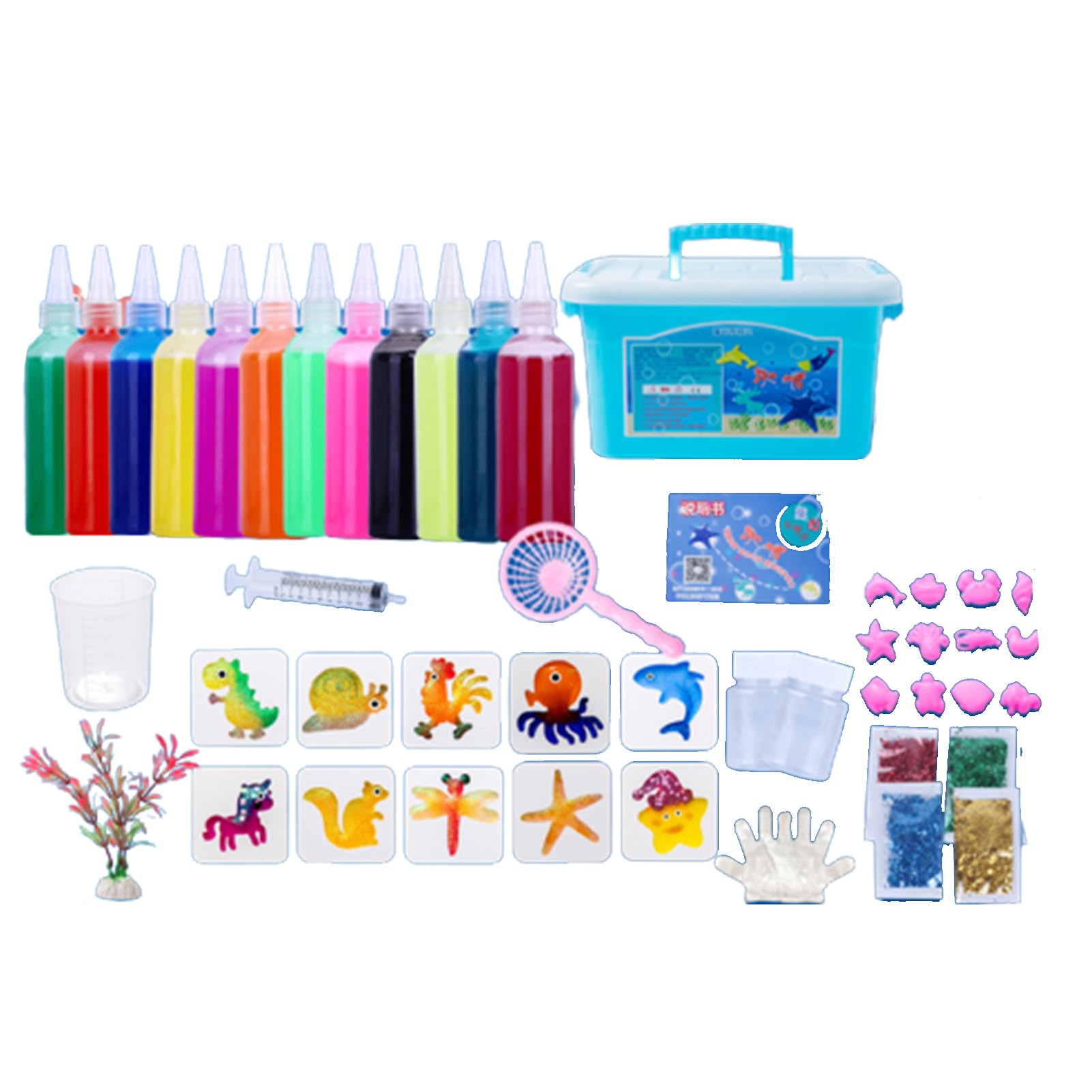 Magic Water Elf Kids DIY Toys Kit Magic Gels Durable Reusable Children Classic Toy for Kids Toddler Toys Personalized Gifts