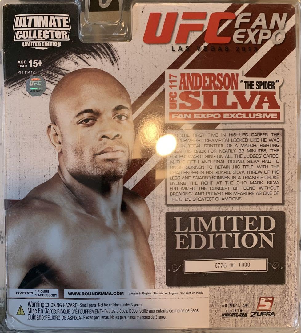 UFC ROUND5 フィギュア 限定版 アンデウソン・シウバ ROUND5/ラウンド5 ヴァンダレイ・シウバ限定版、ヴァンダレイ
