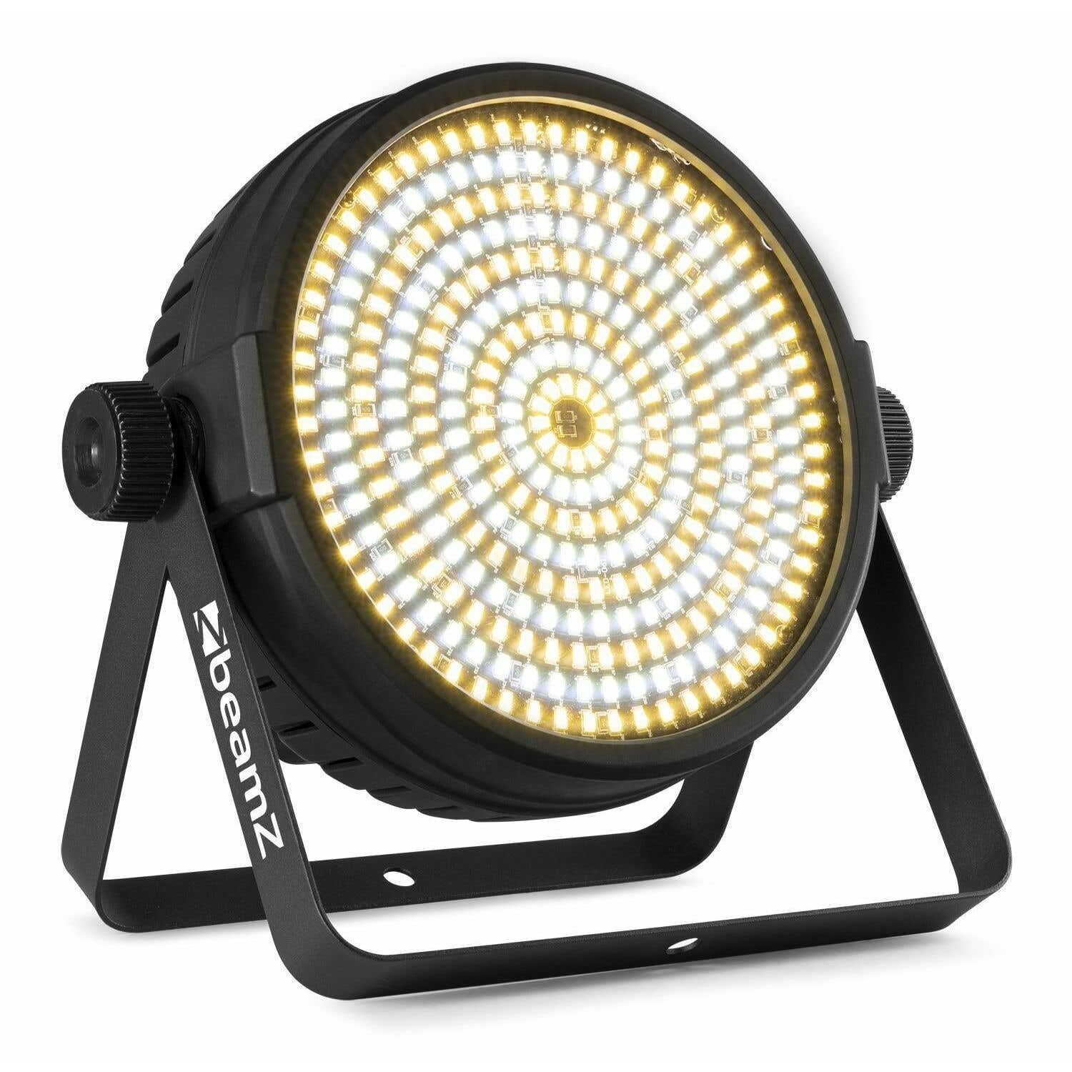 Stroboscoop - BeamZ BT430 stroboscoop lamp - 324 LED's - Warm wit en koud witte LED's - DMX en afstandsbediening (151.341)