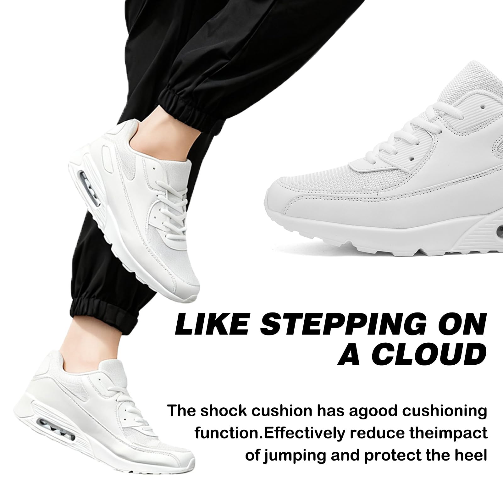 Buty do biegania Męskie Bieganie Jogging Chodzenie Siłownia Sportowe Tenis Praca Lekkie Oddychające