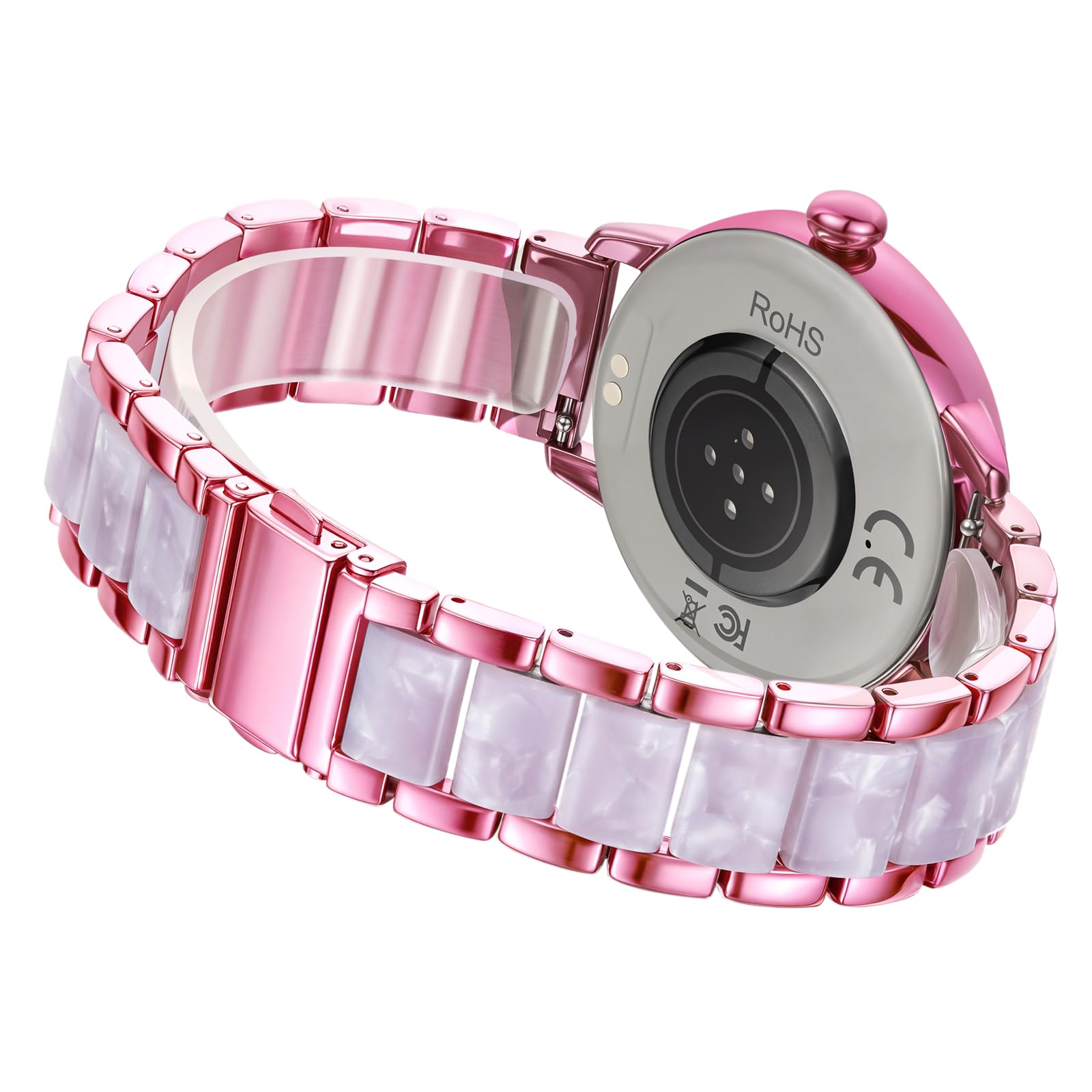 Smartwatch Mujer, 1.2" Reloj Inteligente Mujer con Llamadas Bluetooth y Whatsapp Notificación, 100+ Deportivos Modos Smart Watch con Monitor Sueño, Smartwatch Impermeable para Android iOS