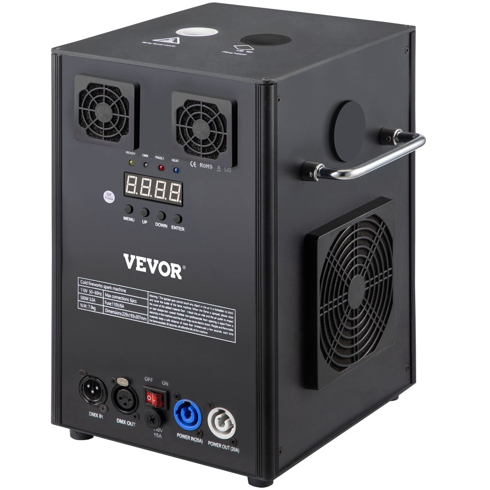 VEVOR Stage Equipment Special Effect Machine, 500W Stage Lighting ...