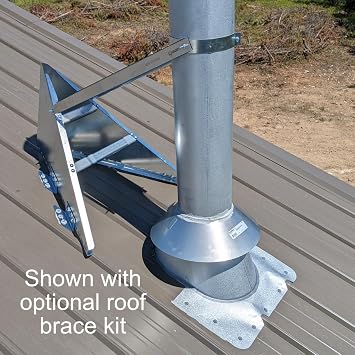 Kuma XL Snow Destroyer for Chimneys. USA Made. Universal Fit. Lifetime Protection for 6-10 Wood Stove Chimneys