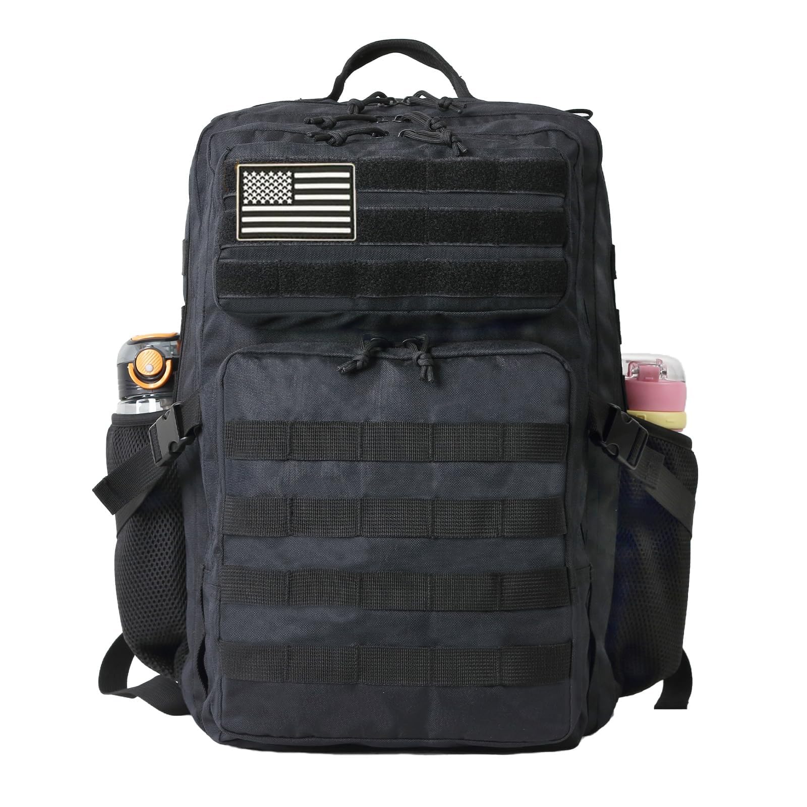 Zaino tattico da uomo da 50 litri zaino militare zaino Molle campeggio escursionismo viaggio zaino esterno con porta bottiglie