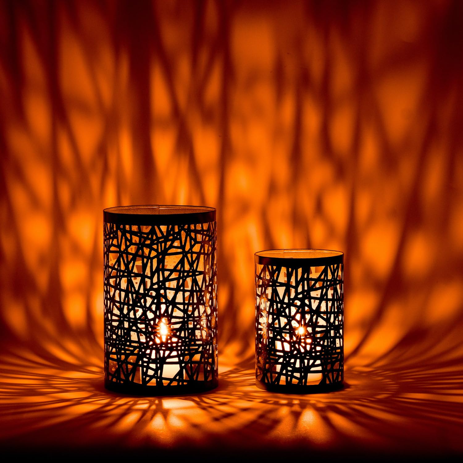 Juego de 2 portavelas Decorativos de Estilo escandinavo Coutan
