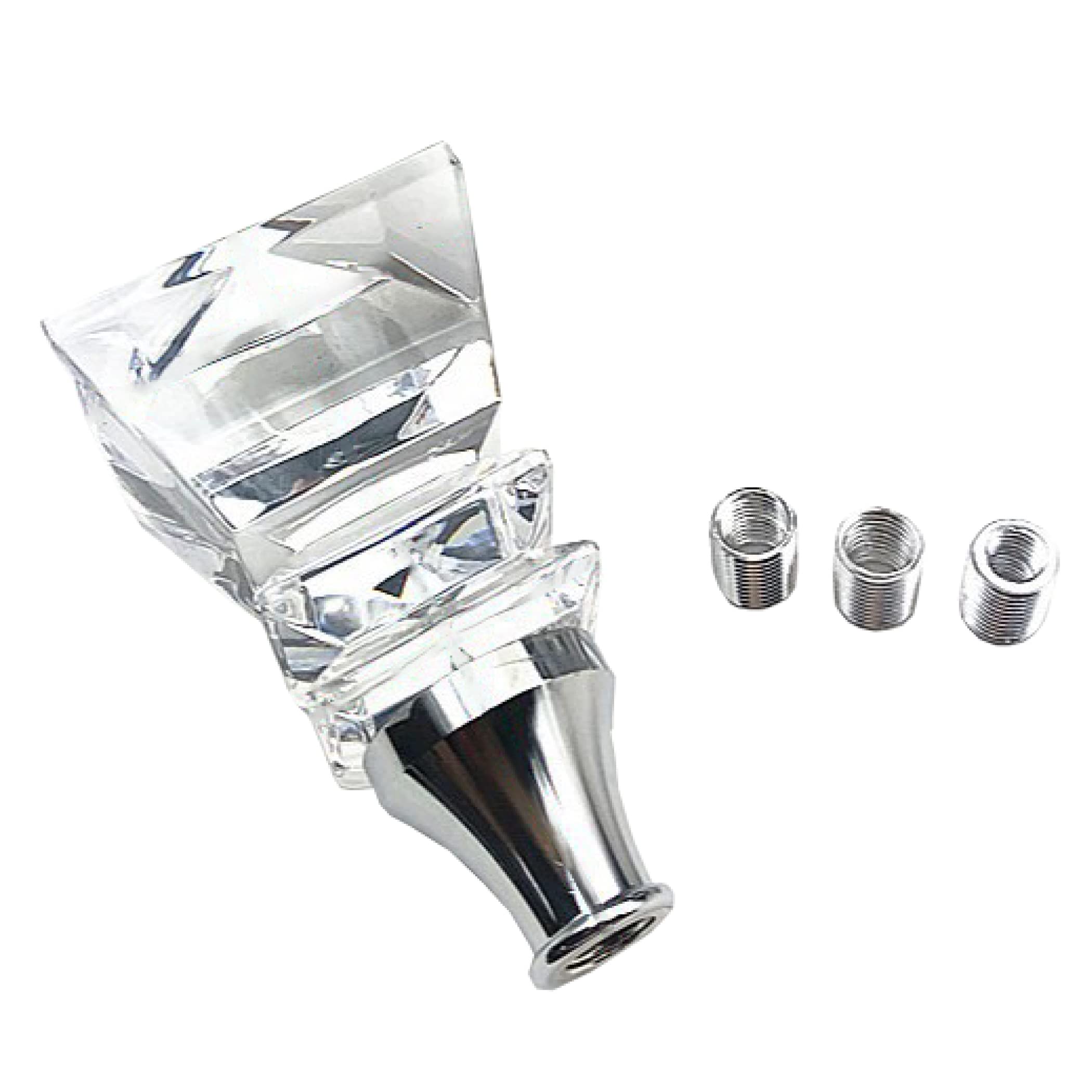 Amazon | Felimoa クリスタル風 シフトノブ 車用 スクエアダイヤモンド