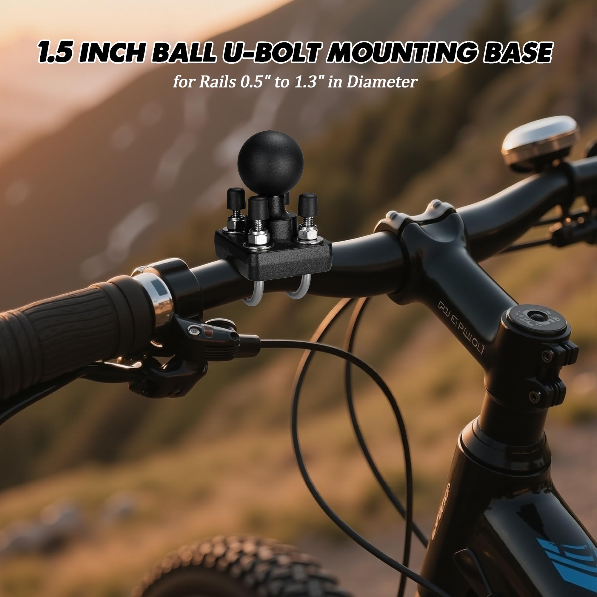 VINmounts Double U-Bolt Fixed Base with 1.5