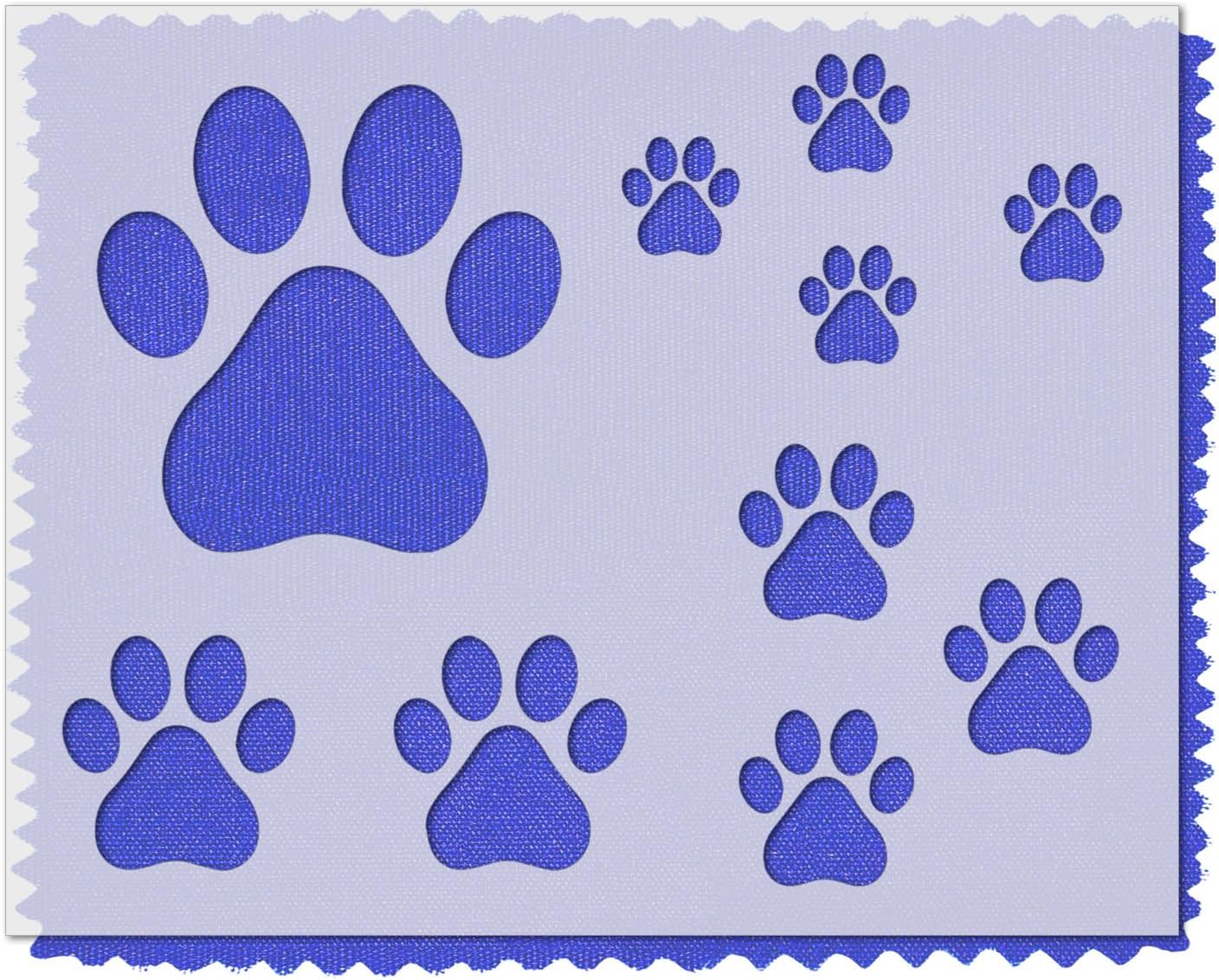 Amazon.com: Paw Print Stencil Set | Reusable Dog Footprint Stencils for ...
