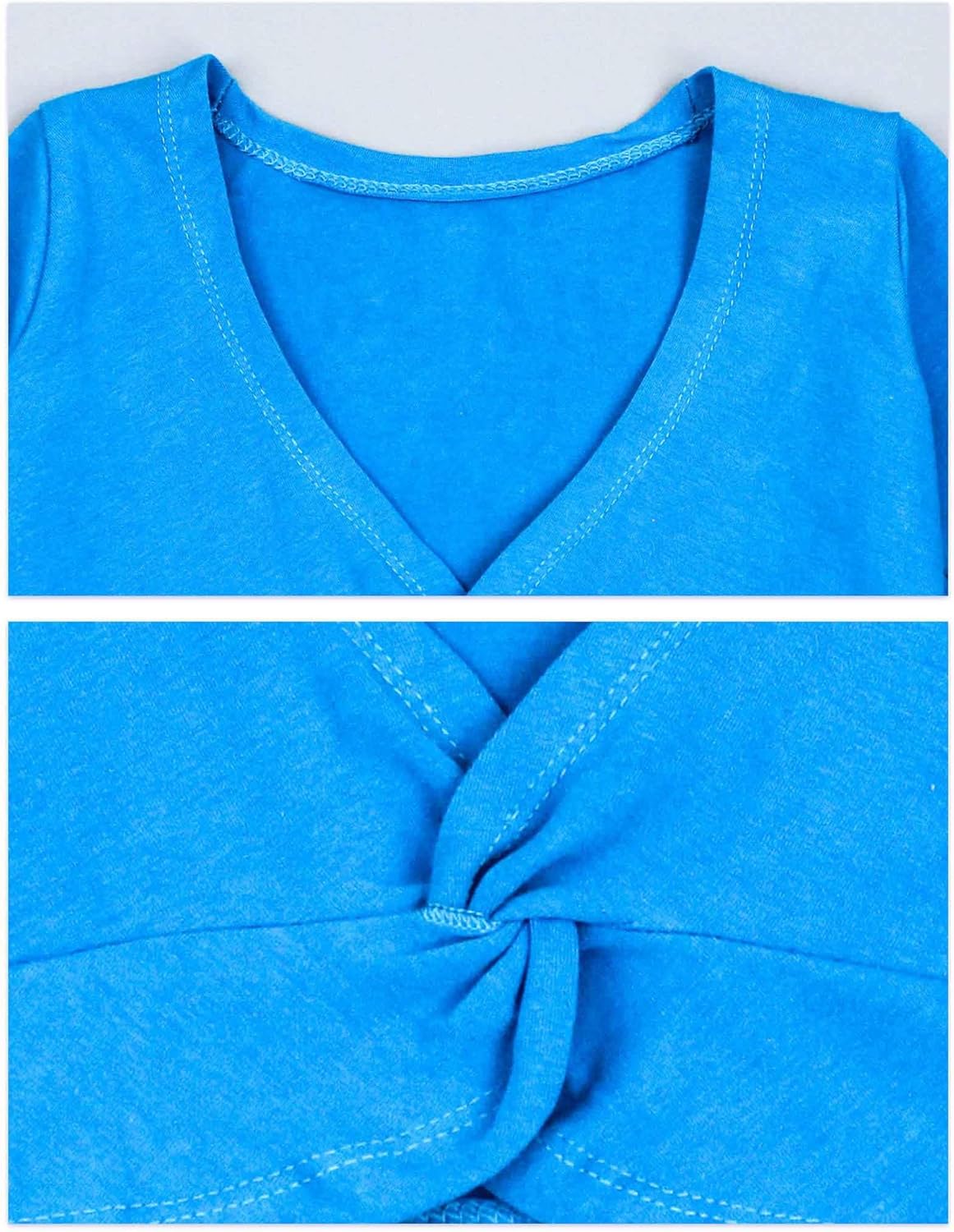 Daydance Girl's Dance Crop Tops Ballet Wrap Shrug Sweater Long Sleeve - Image 3