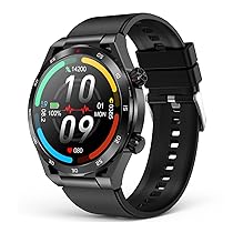 EarlySincere Smartwatch Chiamate Bluetooth, Smartwatch da 1,39″ per Uomo e Donna, Orologio Fitness con Pressione Sanguigna, Sonno, Impermeabile IP67 per Android iOS Nero