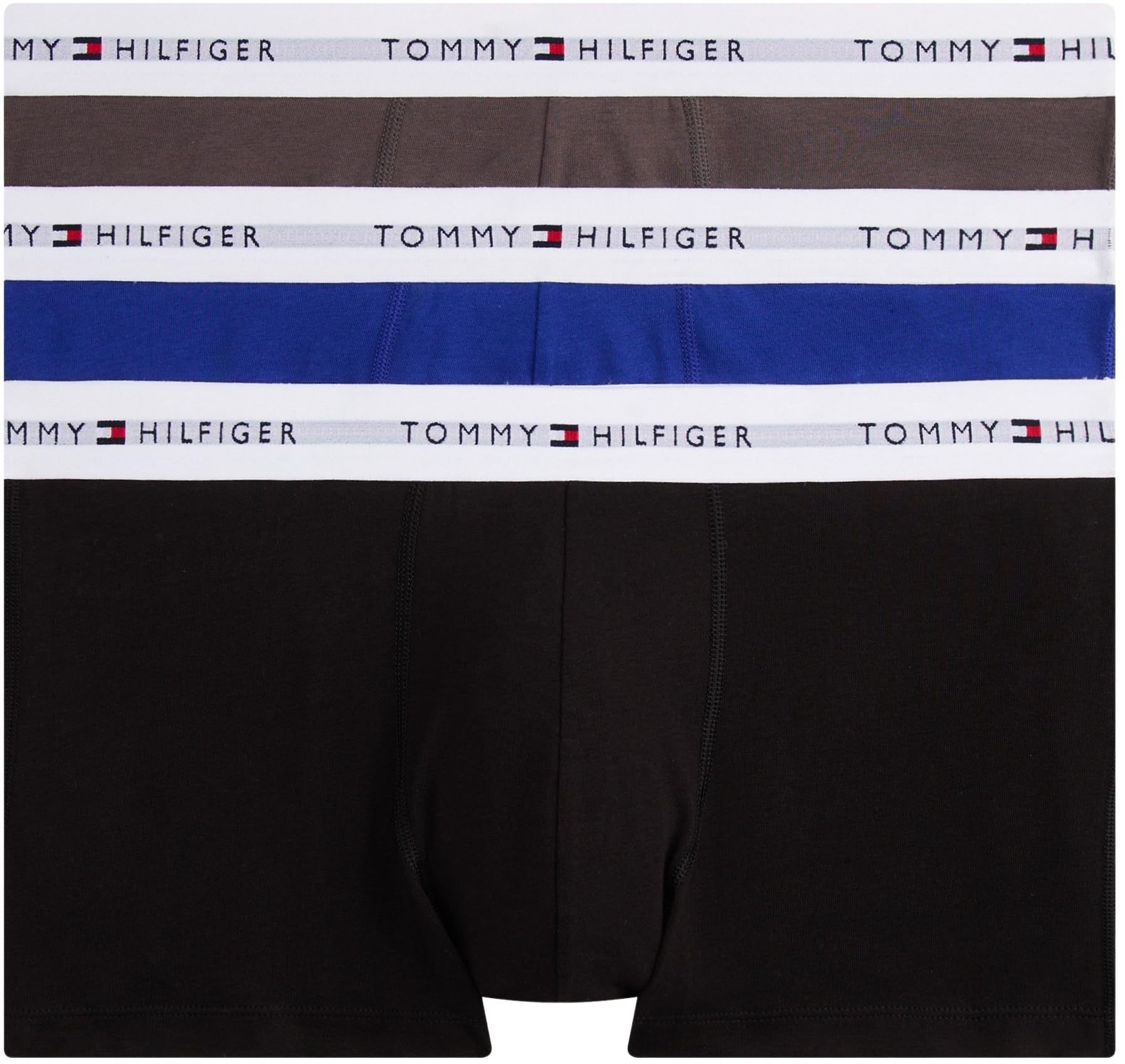 Tommy Hilfiger Men'  3-Pack Logo Waistband Trunks in Size S, Sports Direct