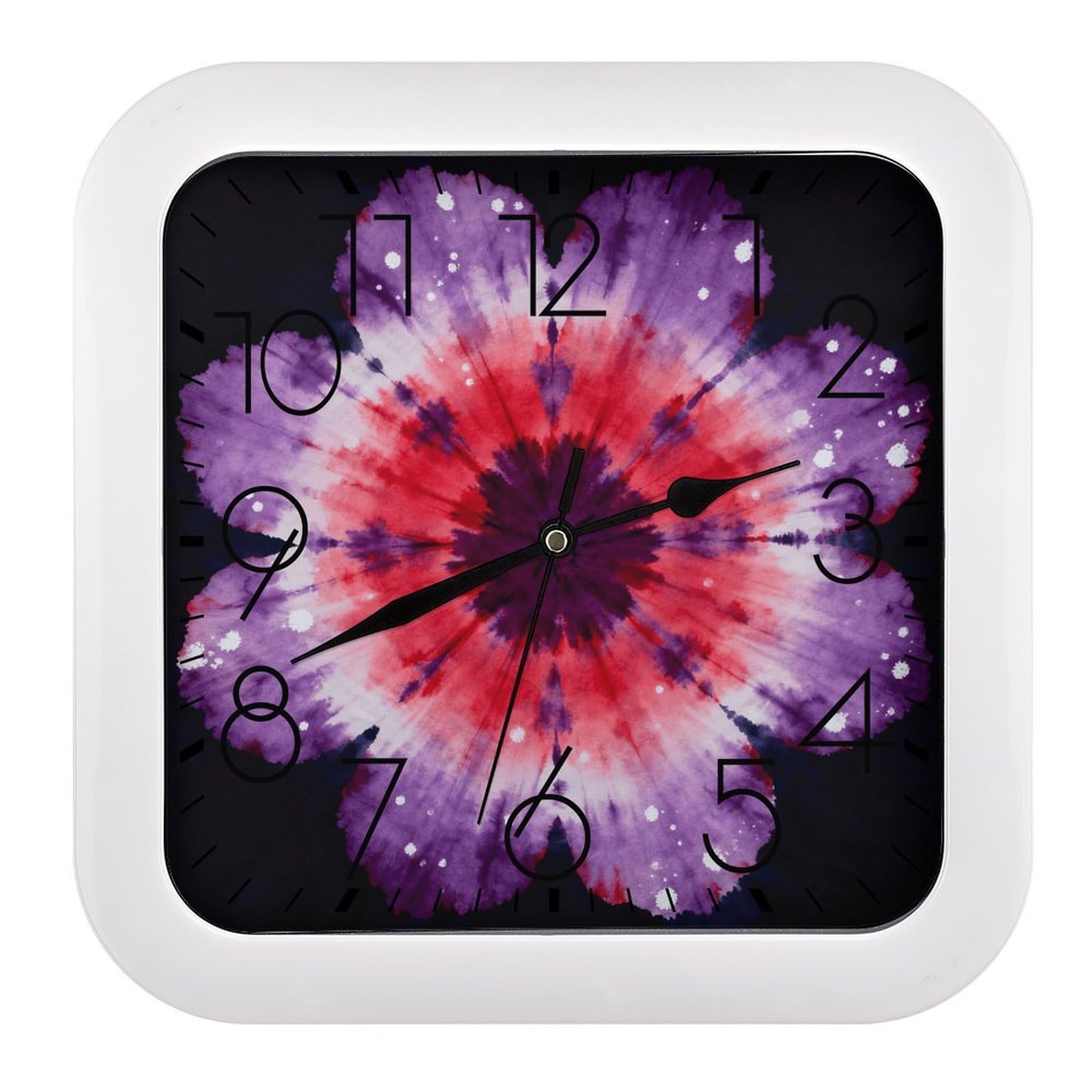 Horloge murale carrée pour salon et cuisine, le charme d'une décoration chaleureuse