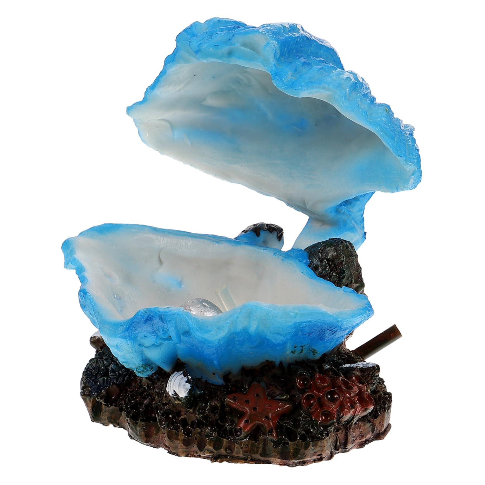 HANABASS 4stücke Delicate Simulation Shell Für Aquarien Künstliche Dekoration Mit Luftblaseneffekt Zubehör Für Fischbecken Lebensechte Gestaltung