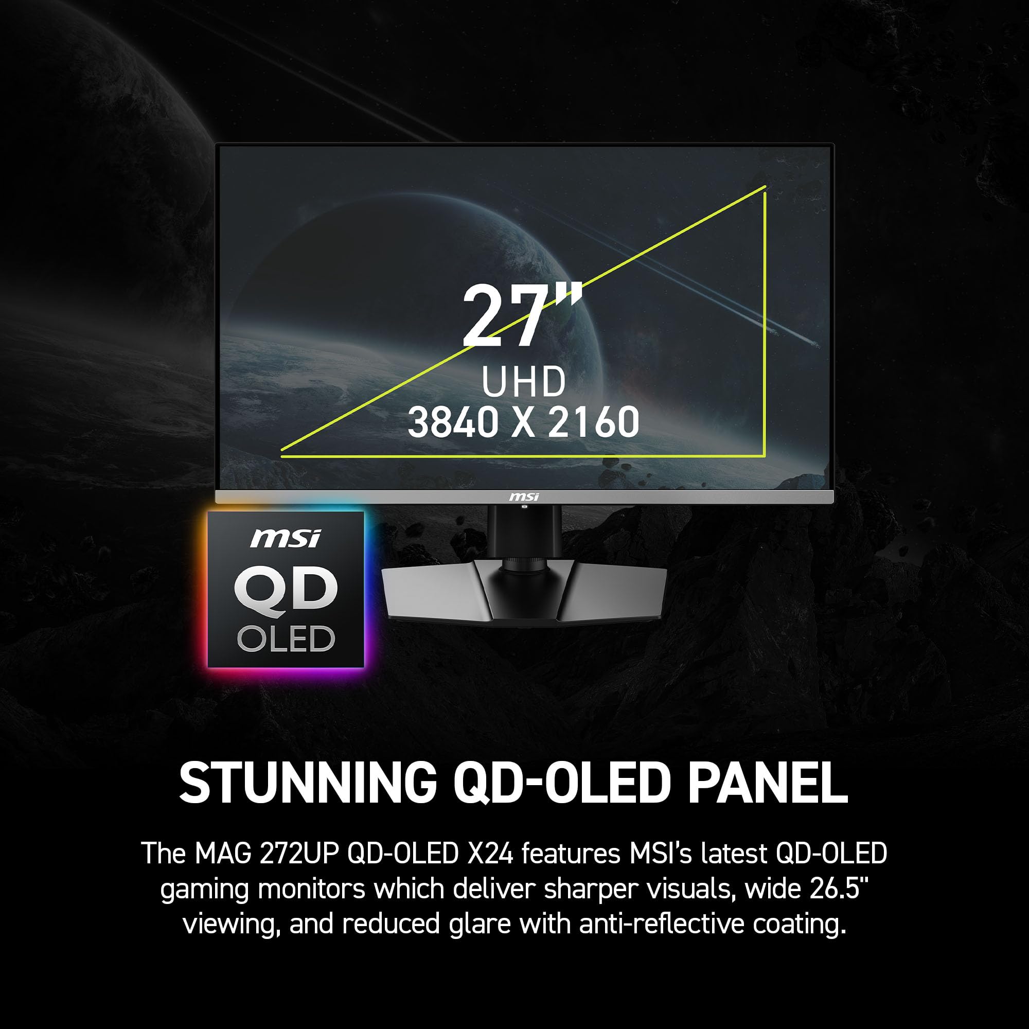 Amazon.co.jp: MSI MAG 272UP QD-OLED X24 26.5インチ 3840 x 2160