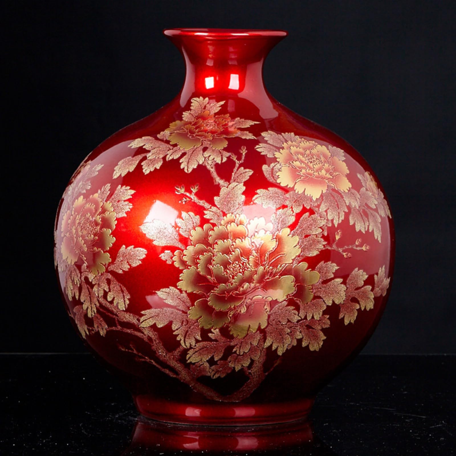 Vase en céramique de Jingdezhen, le cadeau de décoration idéal pour le salon