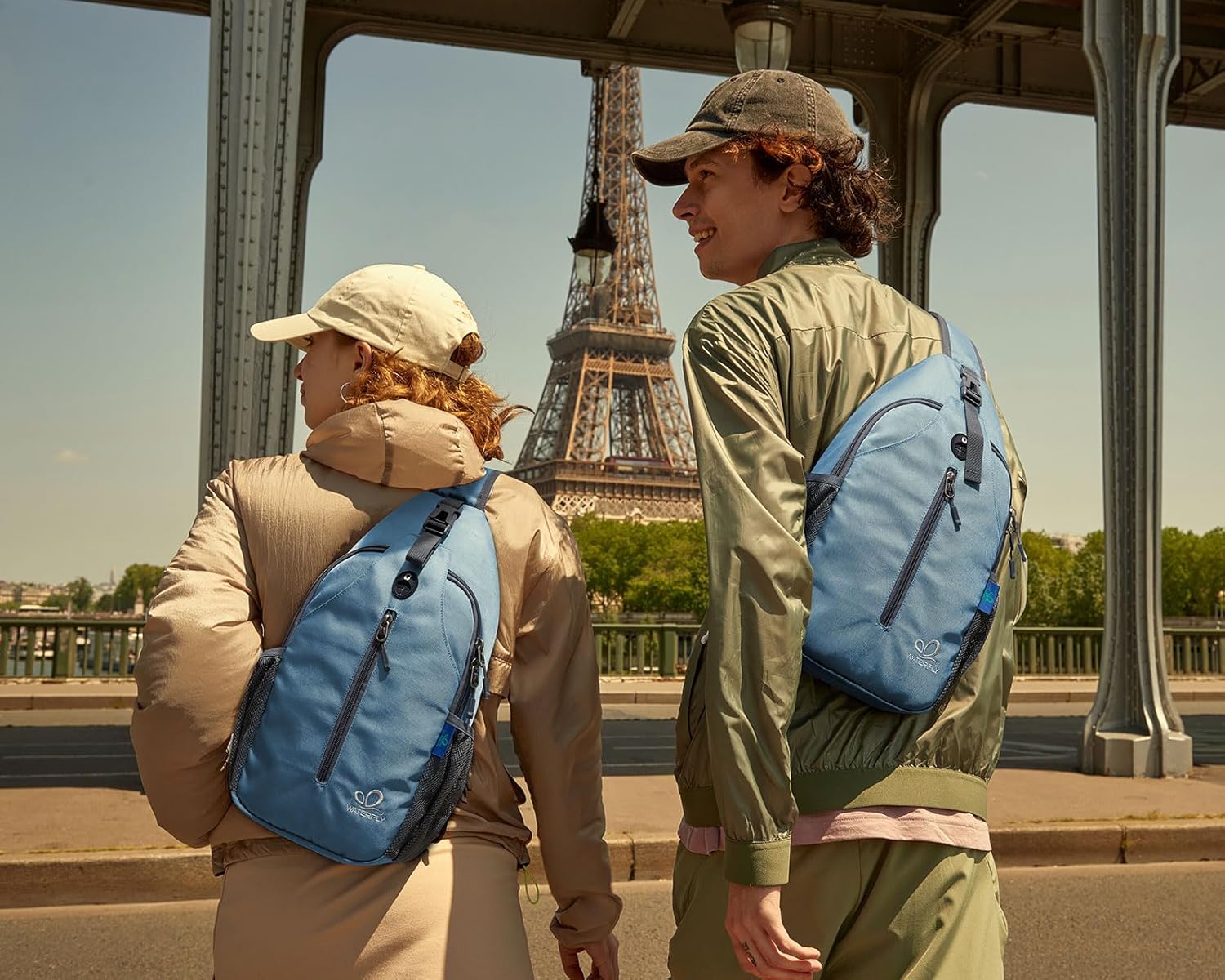 WATERFLY Sports Crossbody Sling Backpack Sling Bag Chest Bag Daypack for Cycling Hiking Running Men Women - Image 6