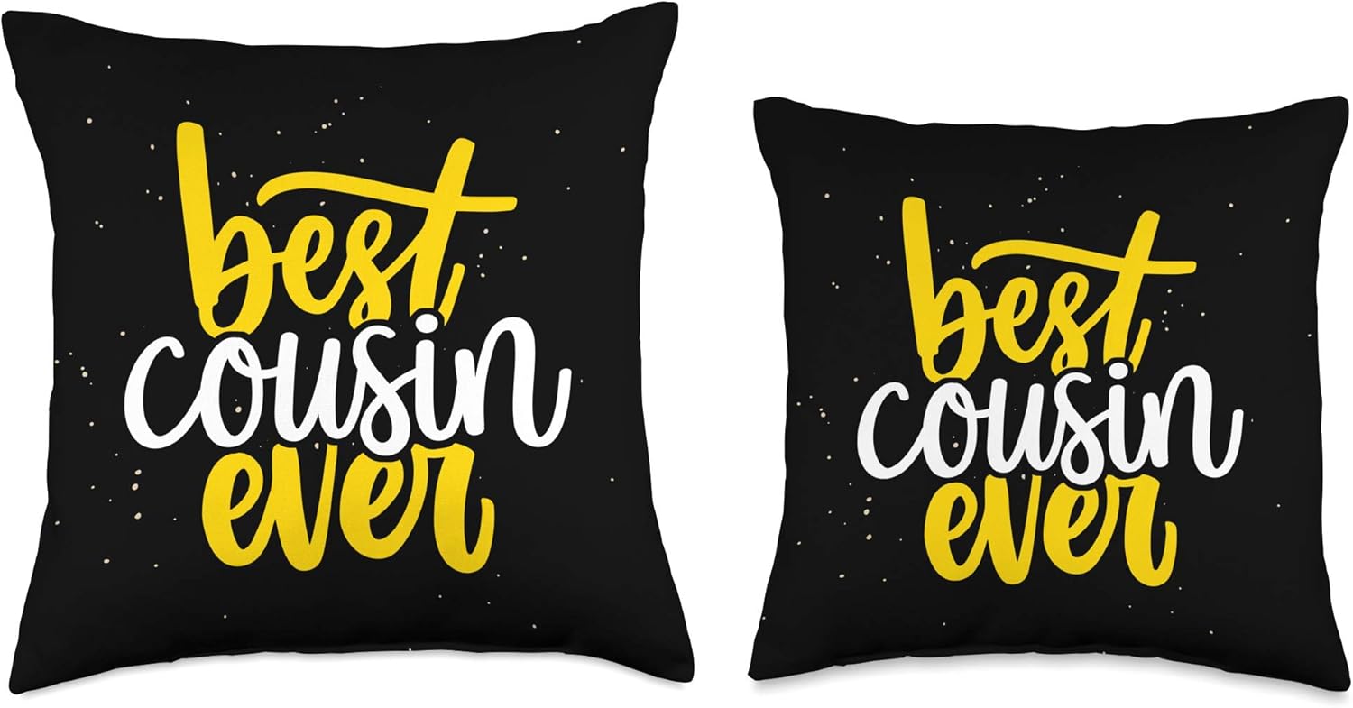 Best Cousin Ever Pillow Gift For Cousin Best Cousin Gift Throw Pillow