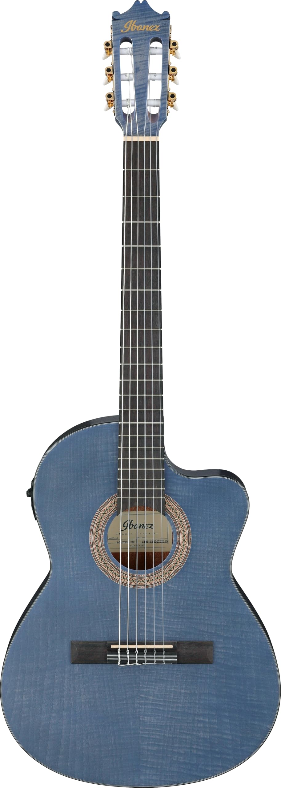 Amazon.com: Ibanez GA5FMTCE Thinline Nylon Acoustic-electric
