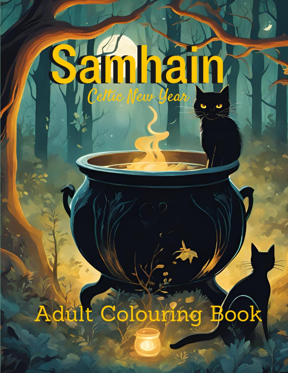 Samhain: Celtic New Year. Adult Colouring Book (Celtic Wheel of the Year Festivals)
