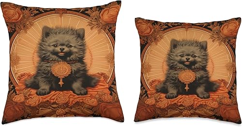 Miniatura 3 de Funny Chow Pom Dog Themed For Women Decorative Almohada de tiro