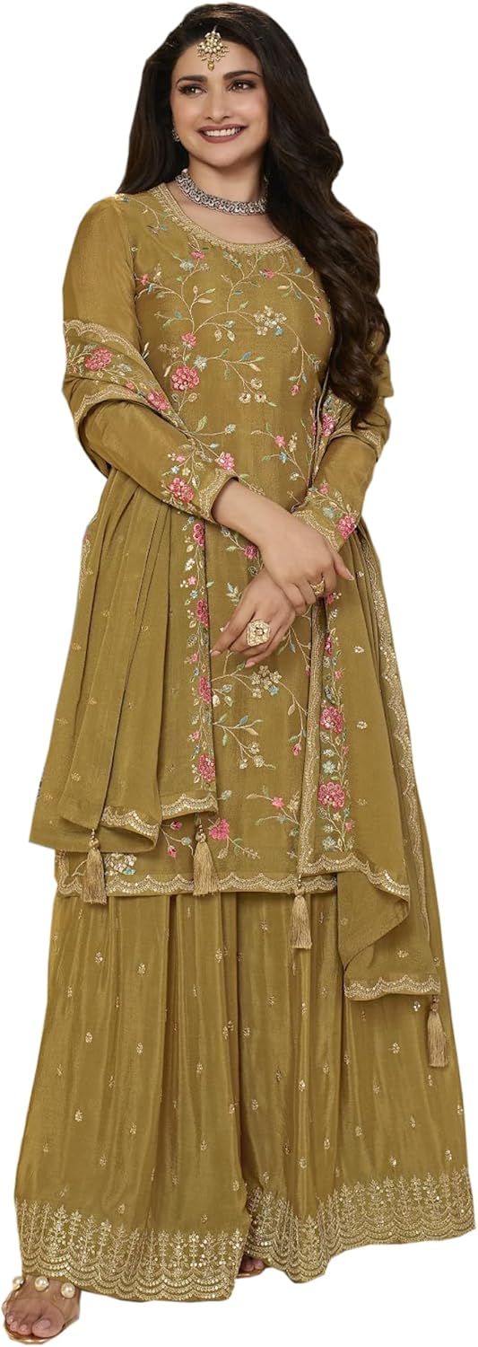 Stylish Women Wear Pakistani Indian Designer Stitched Salwar Kameez Palazzo Suits