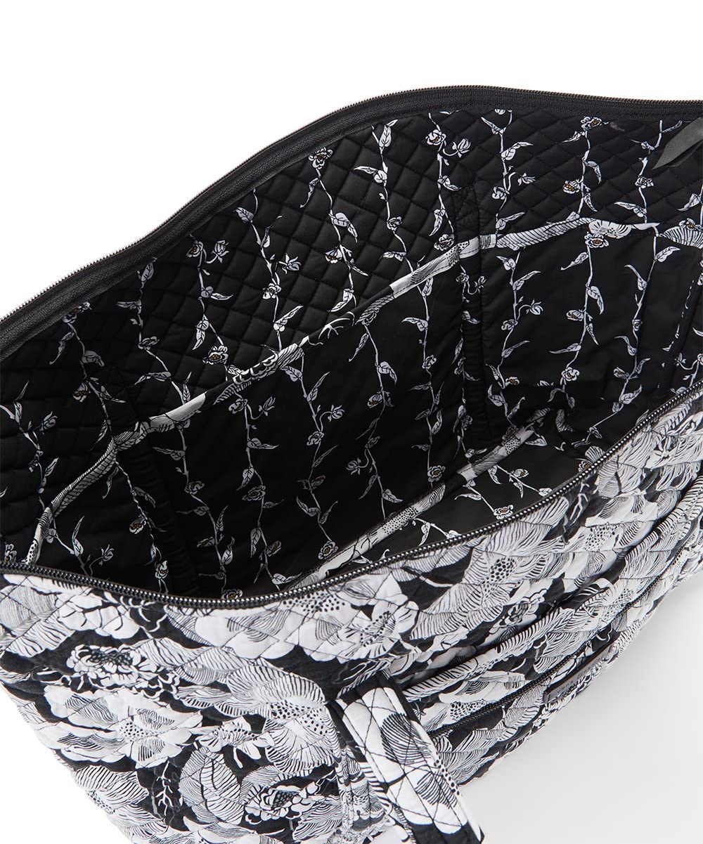 Vera Bradley Women's Signature Cotton Miller Tote Travel Bag, Bedford Blooms, One Size