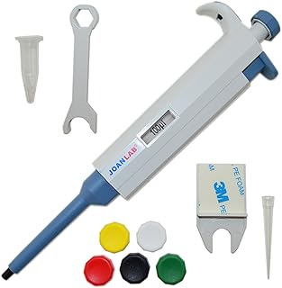JoanLab 100ÂµL Precision Mechanical Pipettor Micropipette, Accurately and Precisely Samples and Dispenses Liquid