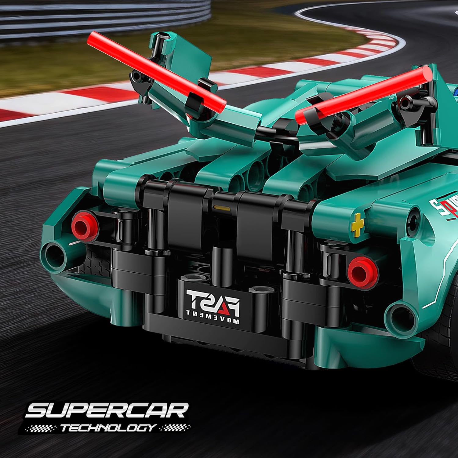 Technical Car Building Toys for Boys, 1:18 Sports Surpercar Building Block Set Racing Model Car Building Toy Kit Construction Toy Decor Idea Birthdays Gift for Boys Girls Teens Adults