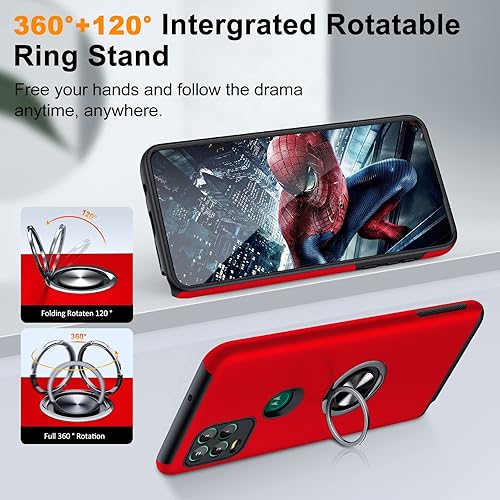 Miniatura 4 de JAME Funda protectora para Moto G Stylus 5G 2021, funda protectora para Moto G Stylus 5G 2021 con soporte, funda delgada y suave a prueba de golpes