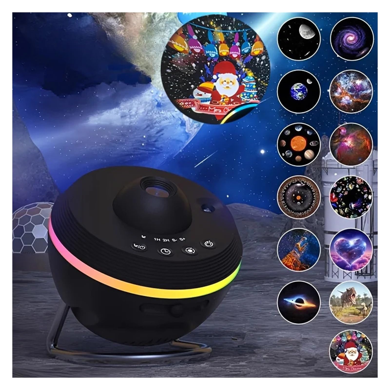 13 W 1 4K HD Filmy Galaxy Projektor Gwiazd Z Dynamiczną Meteor Lampka Nocna Obrotowa Kula Kosmiczna Do Dekoracji Sypialni Dzieci Prezent Bożonarodzeniowy Projekcja W Wysokiej RozdzielczośCi