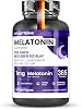 Vitastrong Melatonin Complex 365 Micro Tablets High Dose Melatonin with Chamomile Valerian Lavender & Vitamin B6 for Better Sleep & Jetlag Sugar Gluten & GMO Free