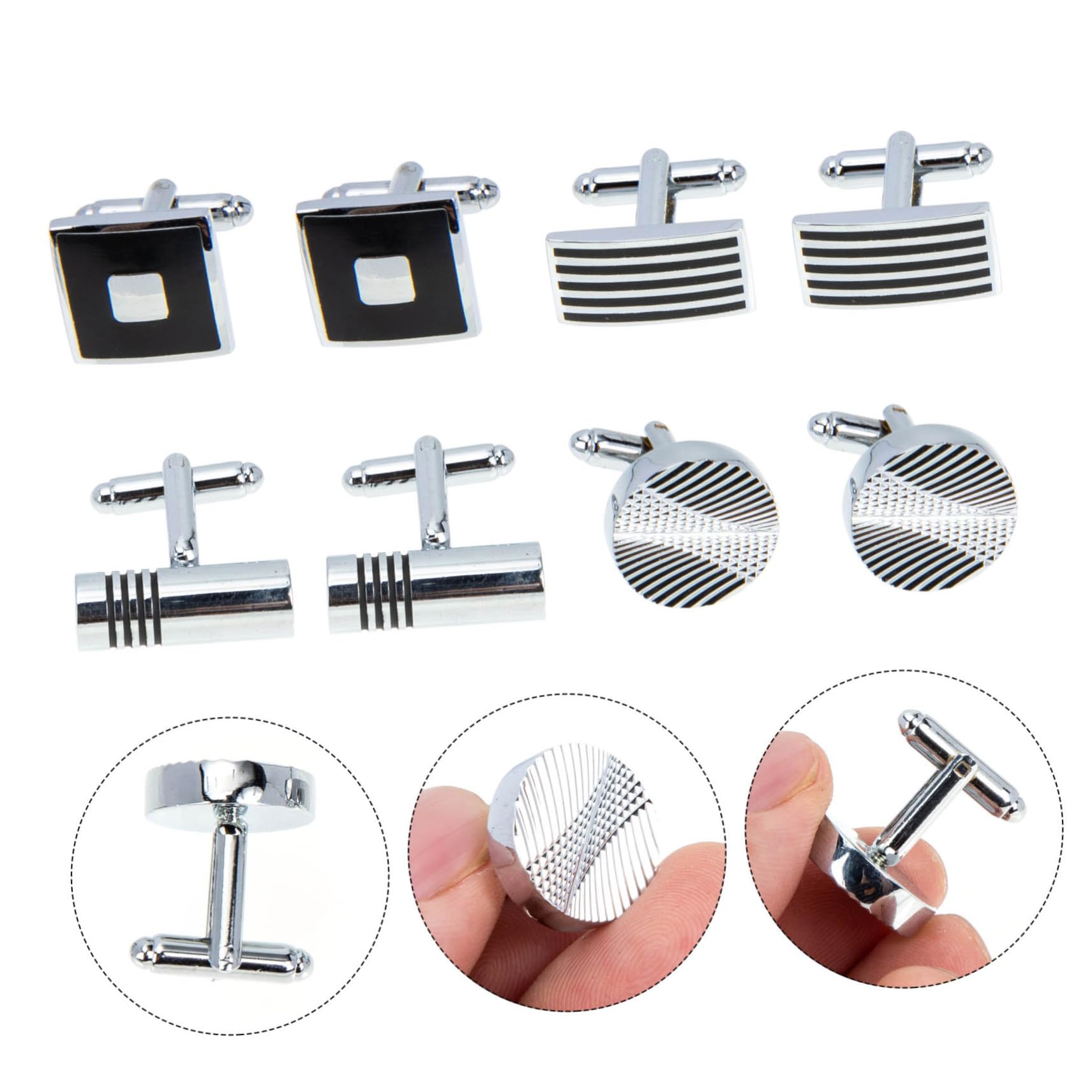 Healeved Herren Manschettenknöpfe Set Teilig Stilvolle Auswahl Für Anzug Hemd Festliche Anlässe Perfektes Für Vater Ehemann Oder Trauzeuge Elegantes Design Mit