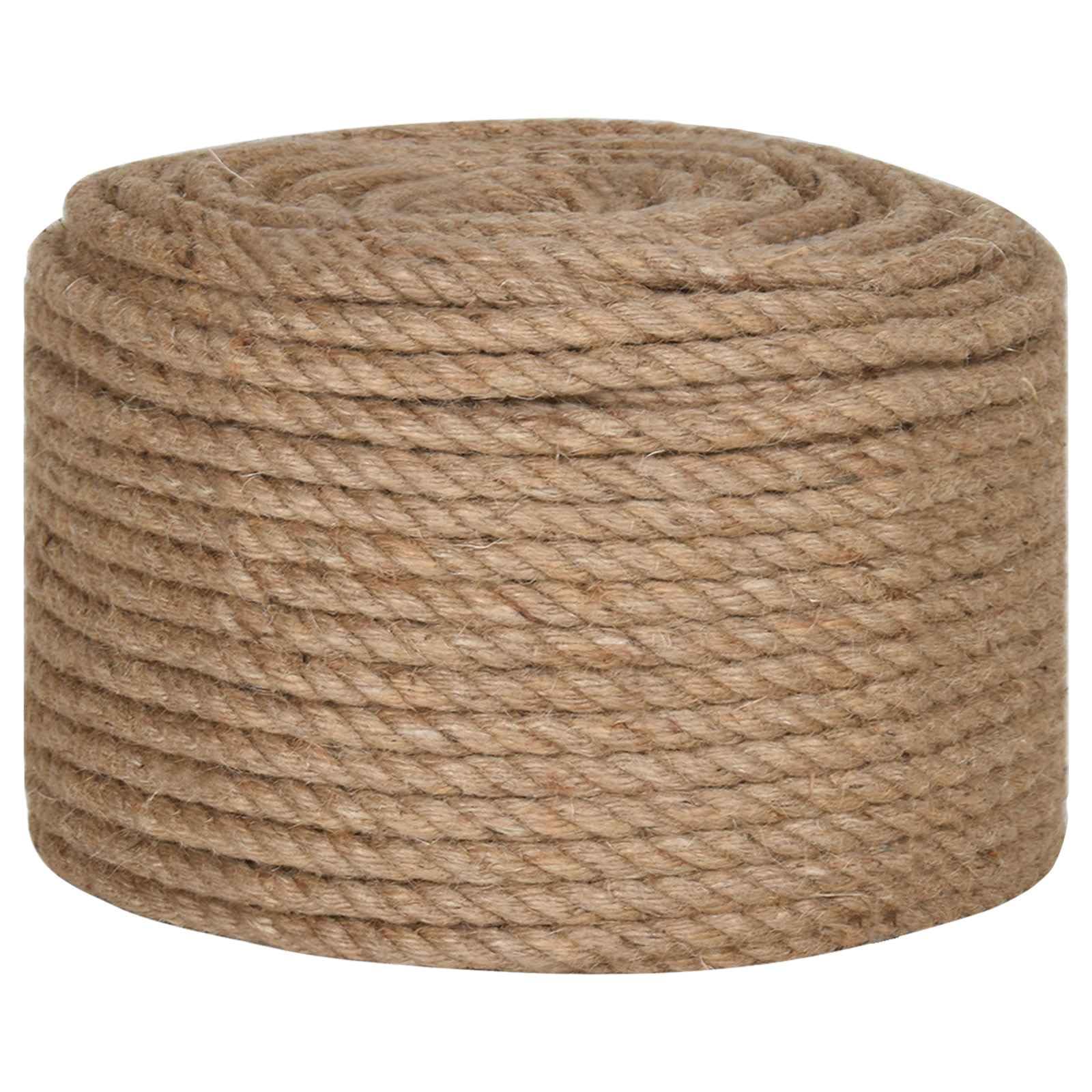 Corda di iuta, 10 pezzi, 2 mm, naturale